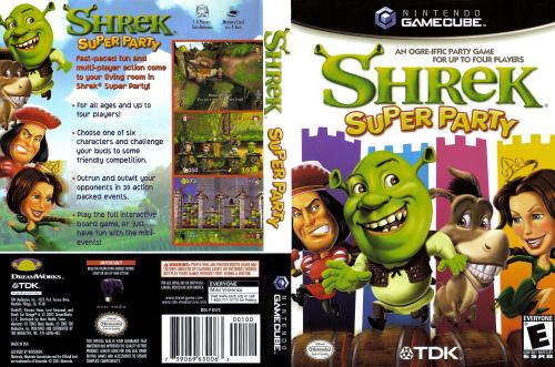 Shrek Super Party (Europe) (En,Fr,De,Es,It) Cover - Click for full size image